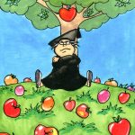 newton falling apple