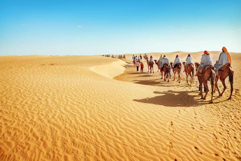 people in the sahara desert