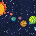 solar system cartoon