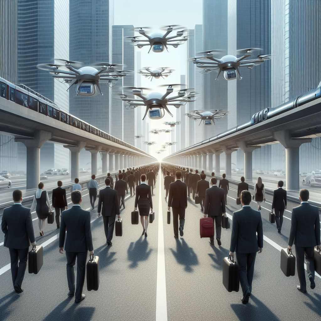 A future drone corridor