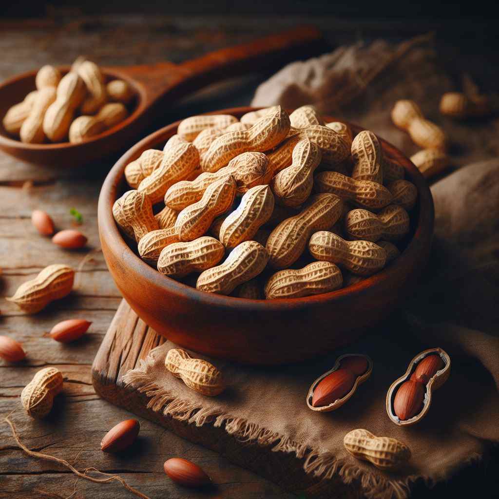 peanuts in a pot